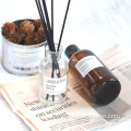 Eco-vriendelijke wierook aroma riet diffuser in glazen fles